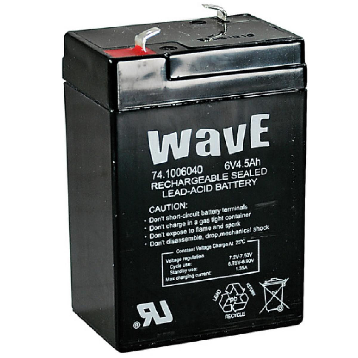 LIFE BATTERIA AL PIOMBO 6V 4,5Ah WAVE