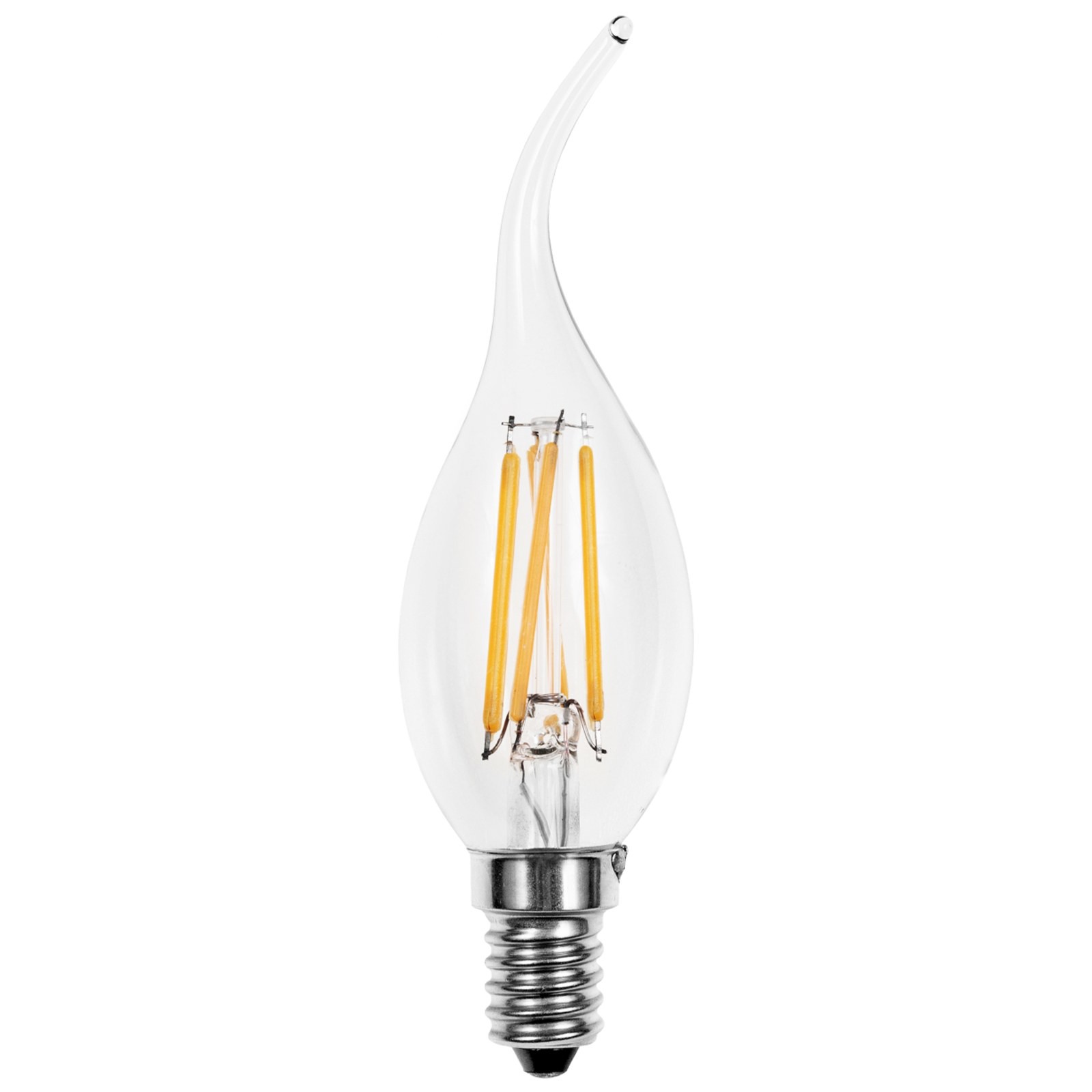 Lampada led lampadina filamento attacco e14 light a for Lampadine led 4 watt