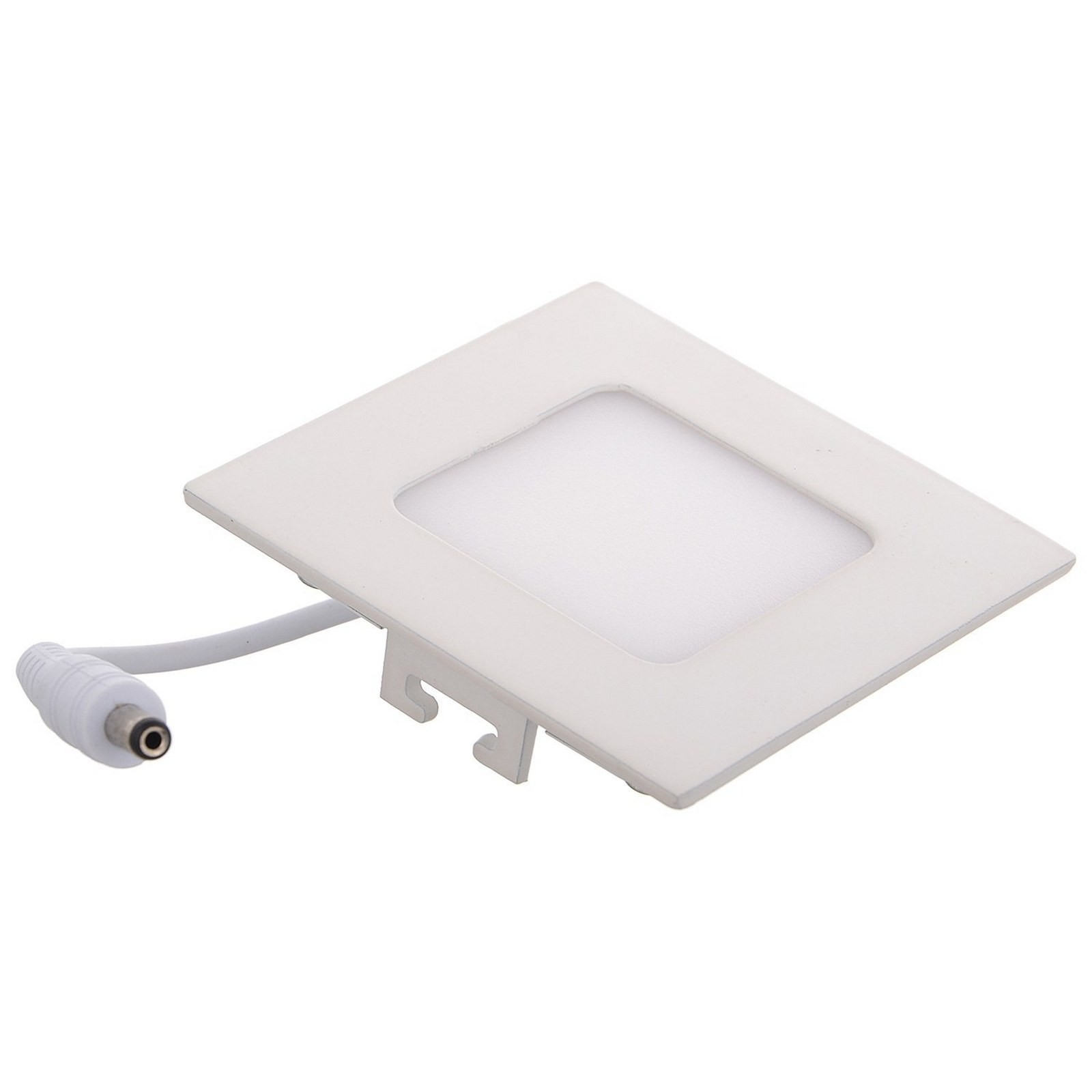 Faro Faretto Pannello Led Luce Naturale 3W Quadrato da Incasso