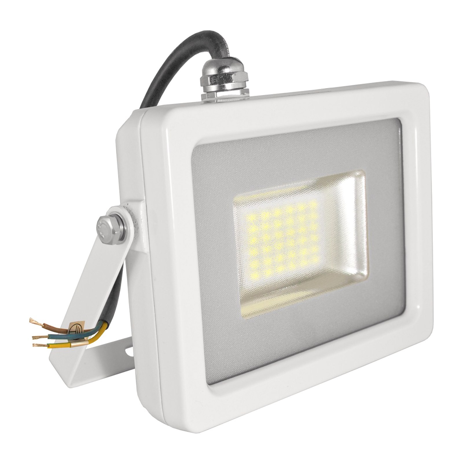 Faro slim v-tac 36 led 20w per esterno ip65 bianco 4500k 1600 lmn