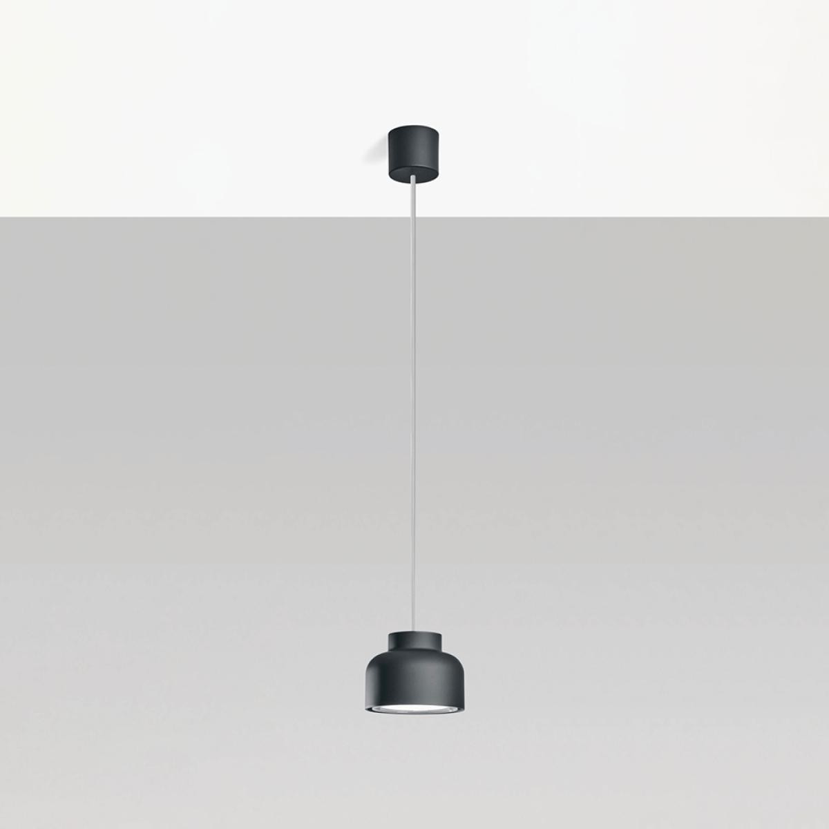 VIVIDA BOTTONE PENDANT 1X12W GX53 BLACK ROSONE 50-60