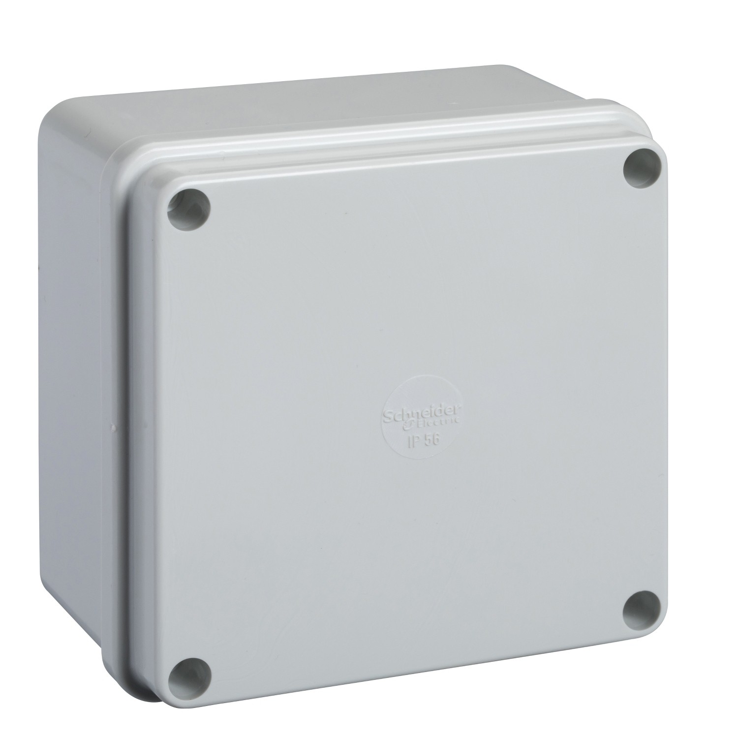 Scatola di Derivazione a Parete o Soffitto Stagna Quadrata 100x100x50 mm IP 56 Grigio