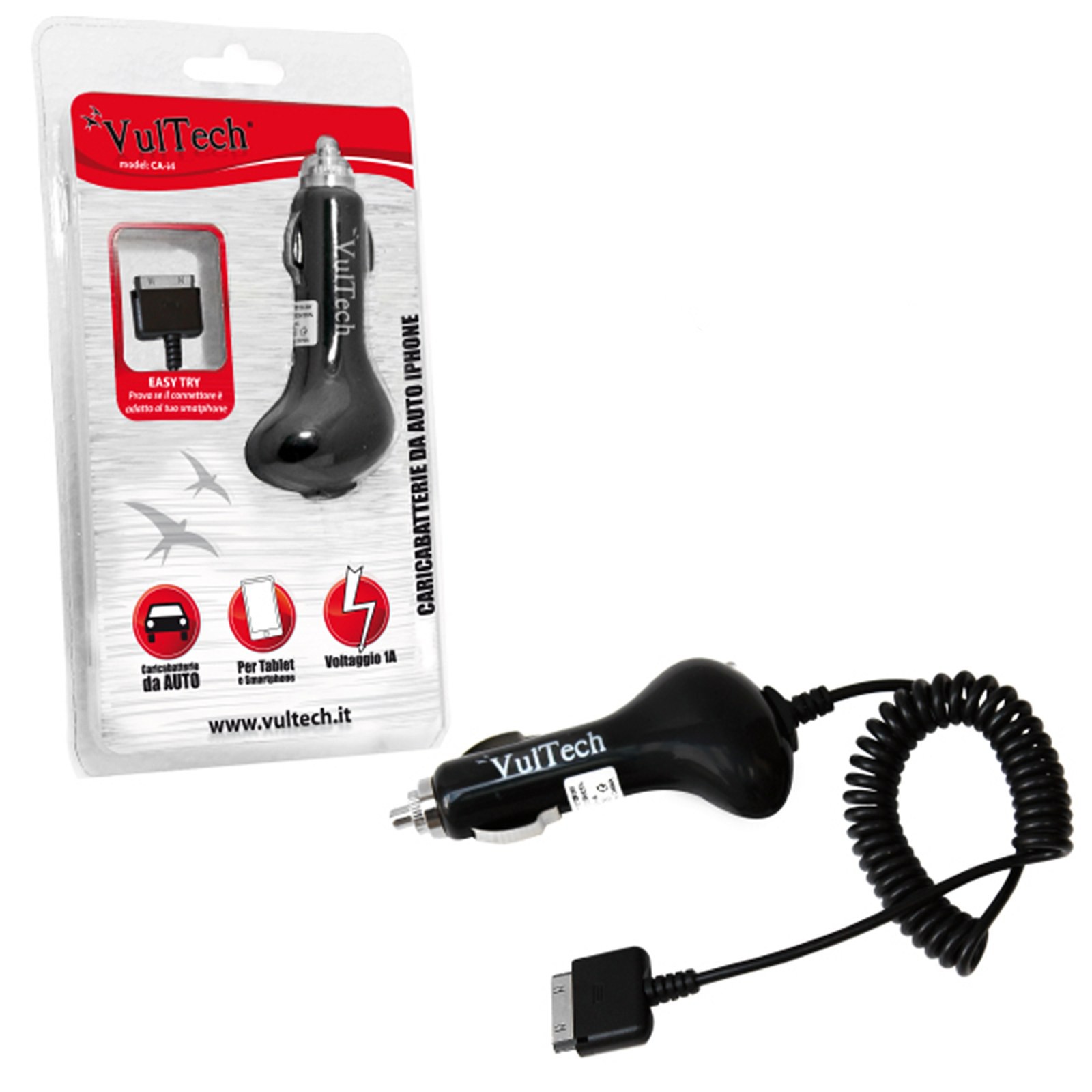 Caricabatteria Da Auto Universale | Presa Accendisigari | Ricarica Rapida Per Smartphone E Dispositivi USB