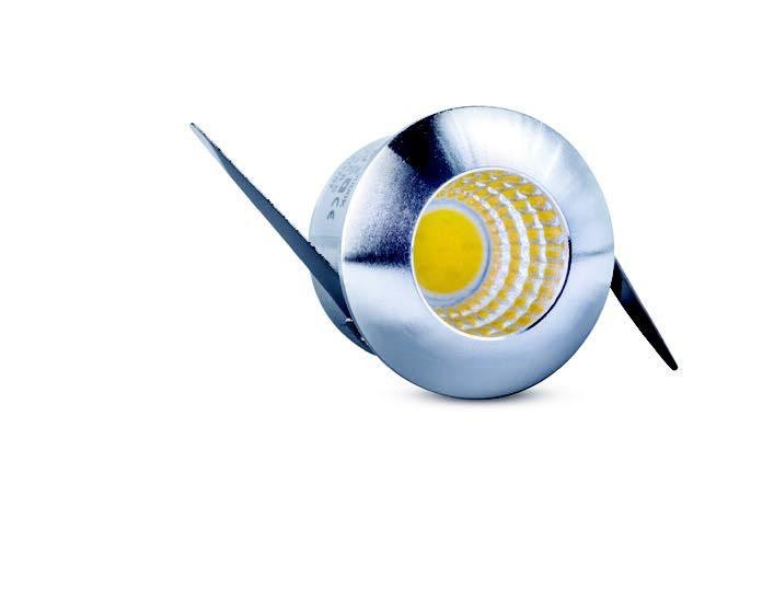 IPERLUX LED MINI SPOTLIGHT SILVER AC85-265V 3W 6000K 330LM