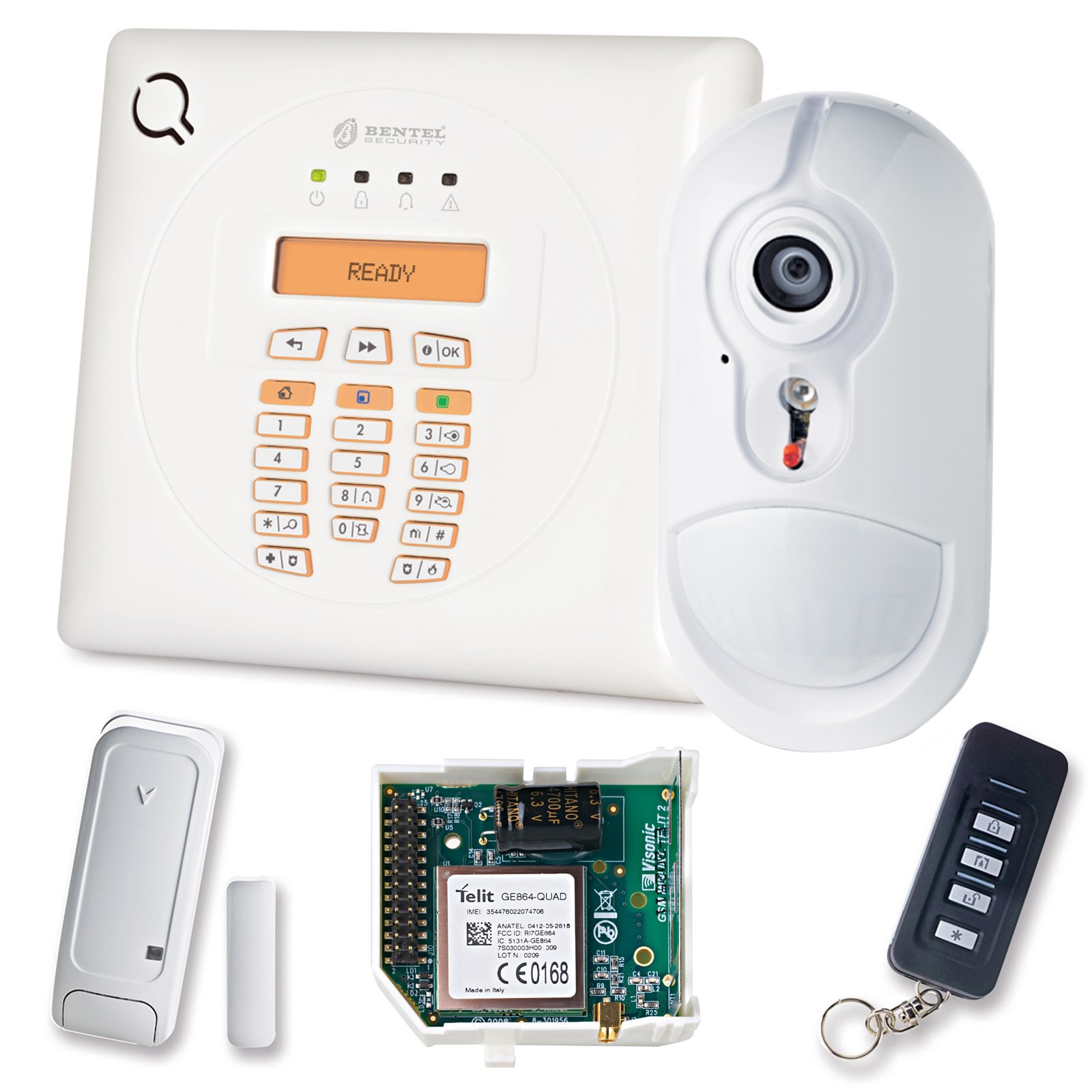 Kit antifurto allarme wireless telecamera bentel bw30 senza fili ... Sistemi antifurto senza fili