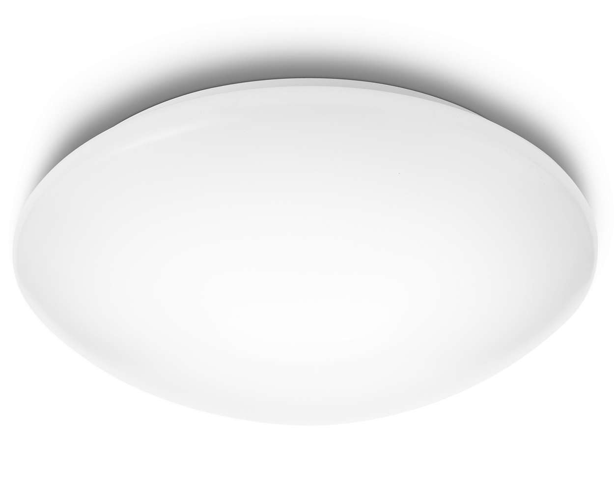 Lampada da Soffitto Led Philips myLiving Suede Bianco 28 cm 11,2W