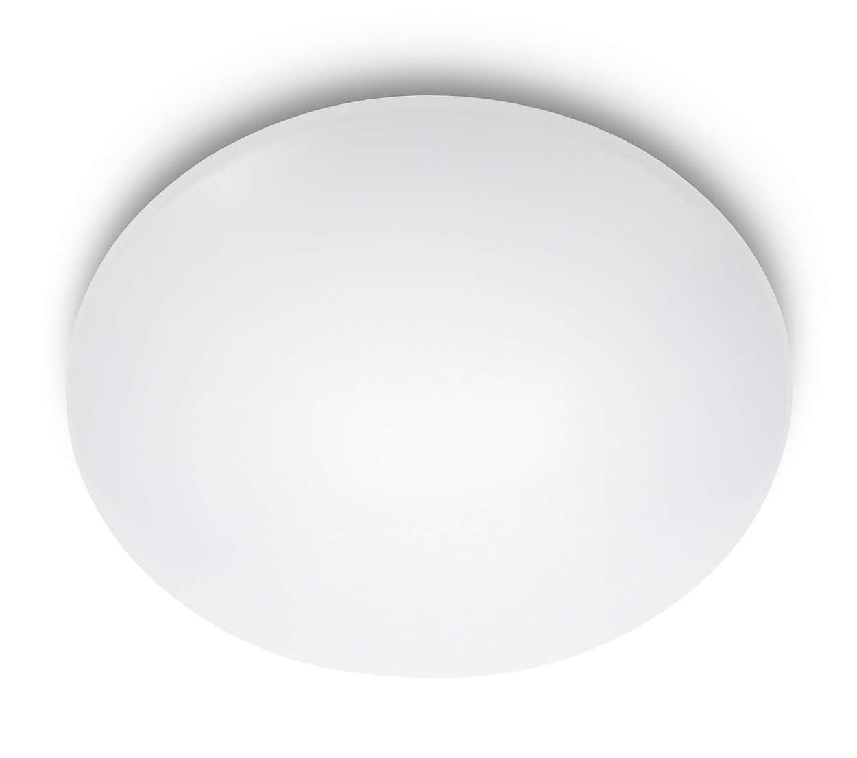 Lampada da Soffitto Led Philips myLiving Suede Bianco 28 cm 12W