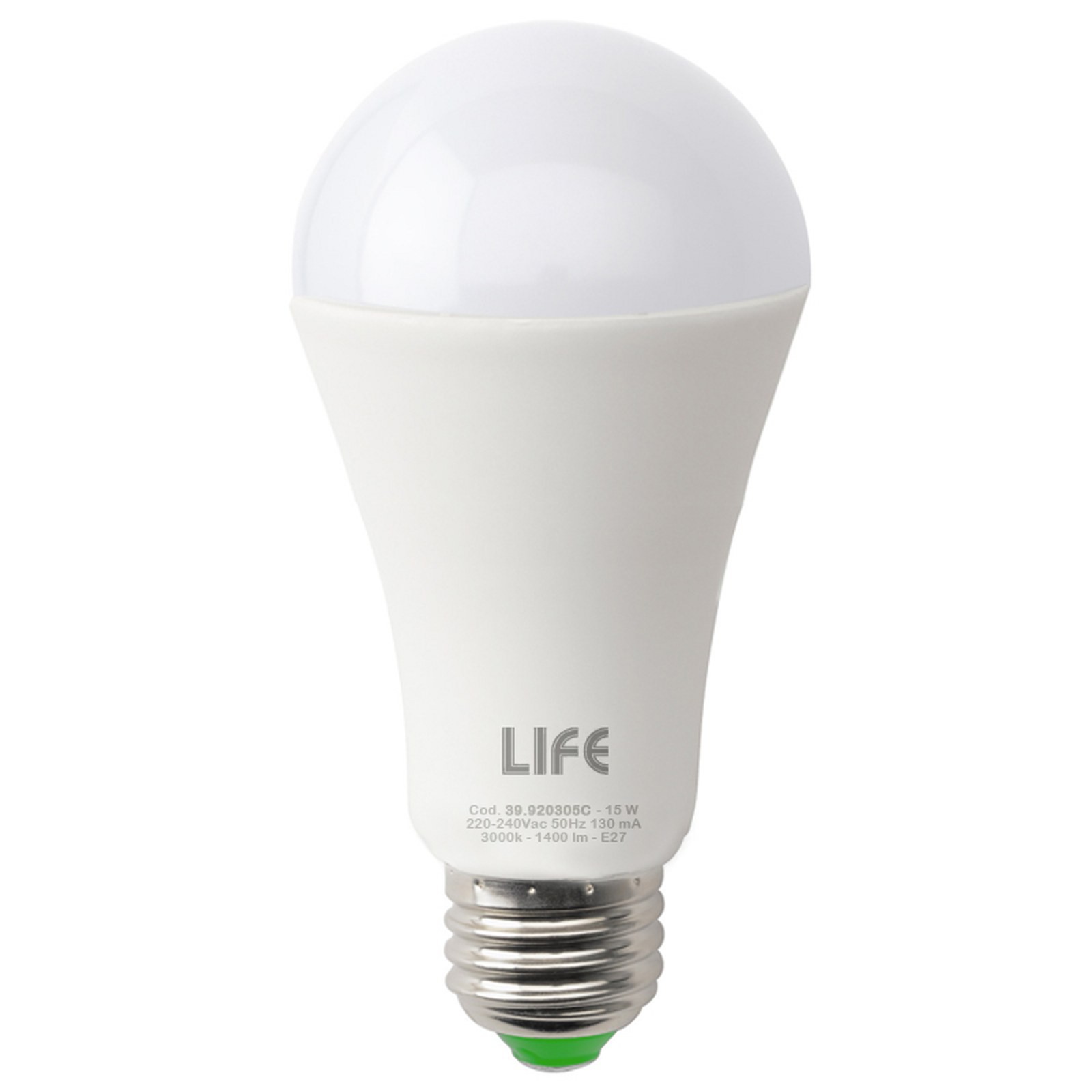Lampada Lampadina LED E27 15W a Goccia Luce Calda SMD Life 1400 Lumen
