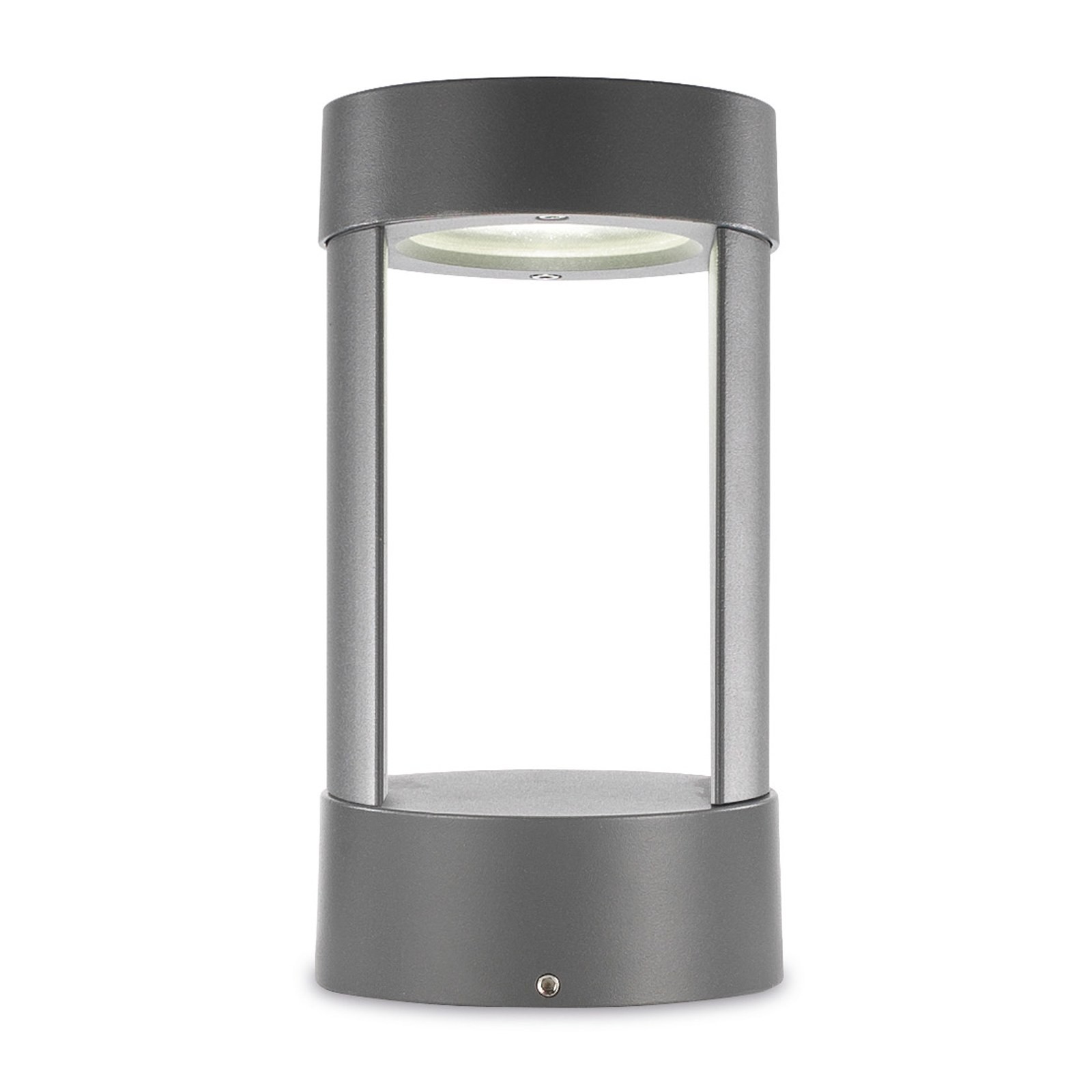 Lampione da esterno per giardino lampada a led 5w in alluminio pan ... Lampioni led esterno