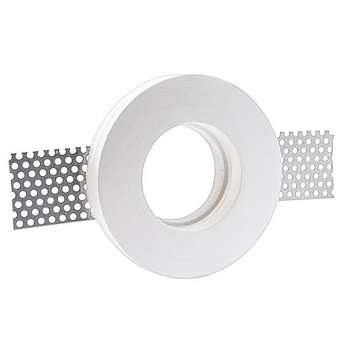 SUPPORTO DA INCASSO IN GESSO ROTONDO PER LAMPADE GU10 LIFE