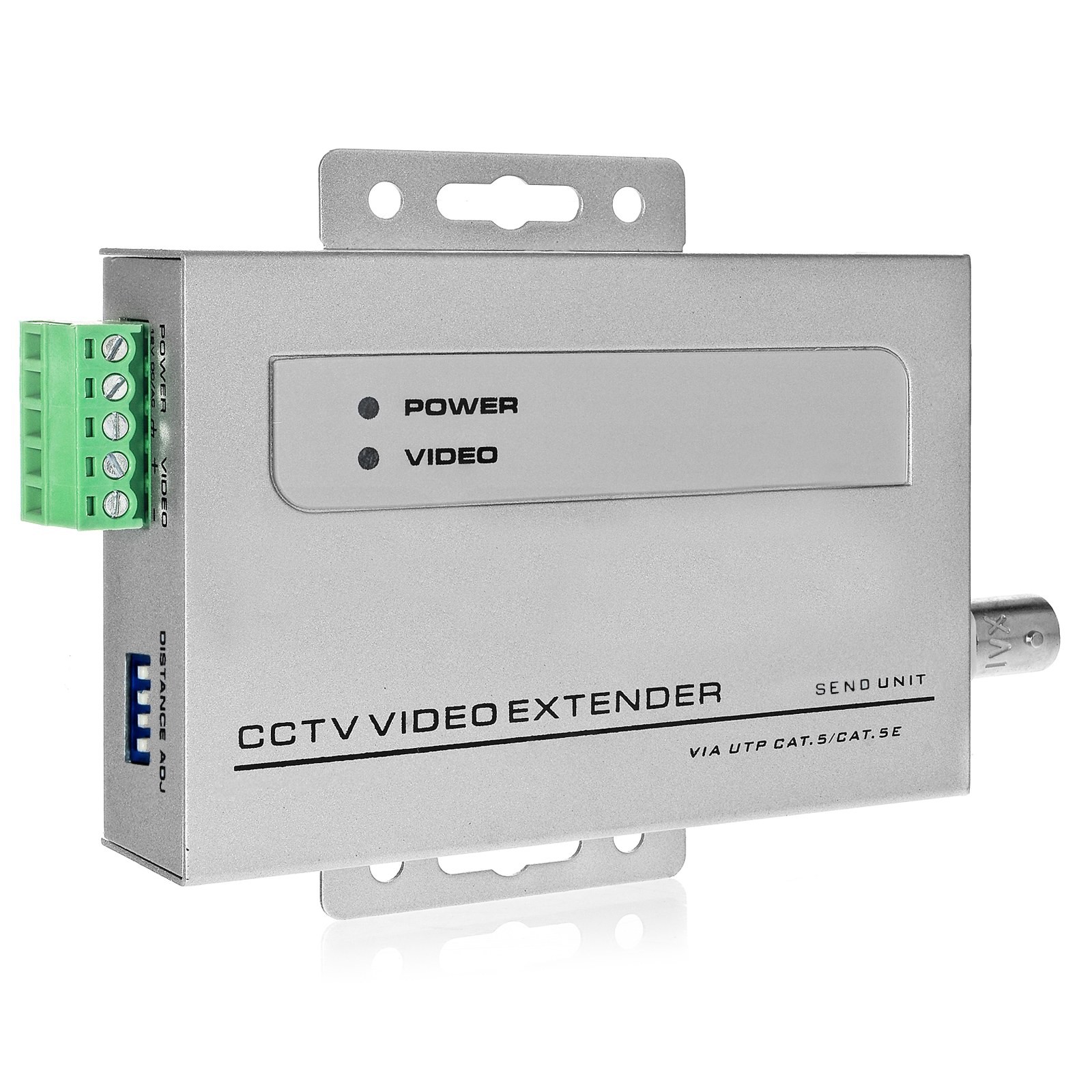 Video Balun Trasmettitore e Ricetrasmettitore,Tangxi Balun Video Passivo HD-CVI/TVI/AHD 3 in 1 2Pcs con Indicatore LED,Connettore di alimentazione&Trasmettitore dati CAT5 RJ45,Utilizzo per Telecamera 