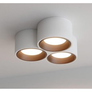 Sforzin nasso plafoniera di gesso moderna 3 luci bronzo