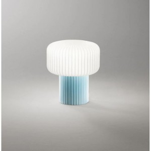 PERENZ LUMETTO IN VETRO E CERAMICA COLORE BLU 10S48508C