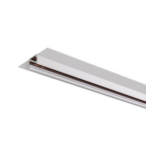 GEA LED Sistema a binario modulare elettro-meccanico 48V in alluminio sezionabile da incasso Alimentazione: 48V DC Grado IP: IP20