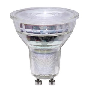LAMPADA LED PAR16 Vetro con Lente Trasparente, DIMMERABILE, GU10, 5W, BA15°, 4000K, 220Vac