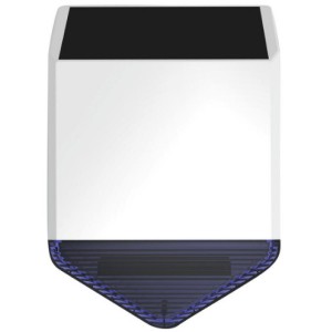 Sirena da Esterno 110dB con pannello solare, Wireless 433MHZ compatibile con KIT Allarme 39.9WT2100