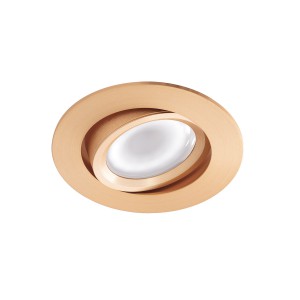 GEA LUCE FARETTO INCASSO ORO BASCULANTE SENZA LAMP.