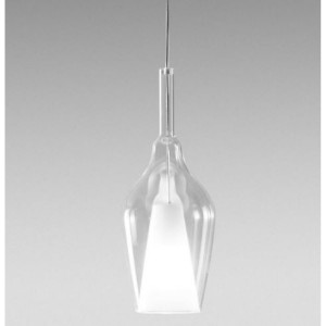 GEA LED Vetro borosilicato con incluso portalampade E27 bianco e cavo in PVC IP20