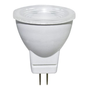 LAMPADA LED COB MR11, GU4, 4W, BA38°, 3000K, 12Vdc, LM320 (F.T.), CRI80, 34*42mm, Classe G