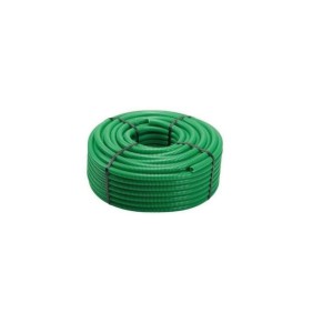 TUBO CORRUGATO PIEGHEVOLE SENZA TIRAFILO 20MM 50M VERDE