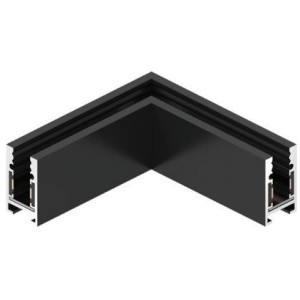 Giunto Tipo 90° Orizzontale per binari serie INVISIBLE 39.9TL024BC*, colore NERO 