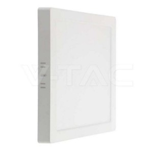 V-TAC Plafoniera led quadrata 24w chip cree montaggio a plafone colore bianco cct