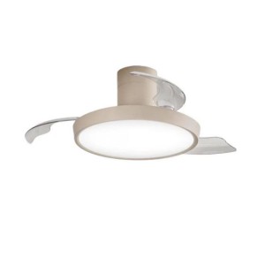 PERENZ VENTILATORE DA SOFFITTO ZORA IN MET. 3 PALE COLORE SABBIA