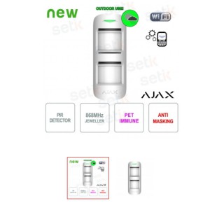 Ajax Sensore di movimento da esterno PIR Pet Immune 868MHz