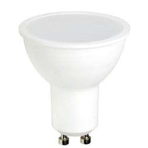 LAMPADA LED PAR16 serie ST1 con Lente Satinata, GU10, 7W, 100°, 3000K, 220Vac, LM900 (F.T.), CRI80, 50*58mm, Classe E