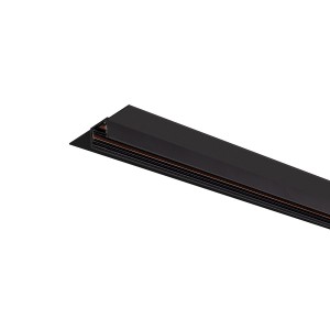 BINARIO DA INCASSO 2M NERO OPACO