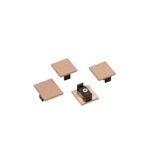 GEA LED TAPPI PER BINARIO DOPPIA COPPIA DECORATIVO CHAMPAGNE