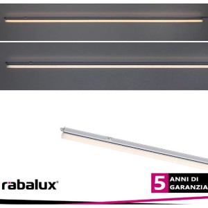 RABALUX LAMPADA DA ARMADIO Bareg cablight t5 led 20w 150cm cct (3000-4000k) white