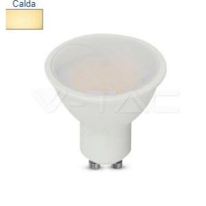 V-TAC LAMPADA 10w gu10 led plastic spotlight-milky cover 3000k