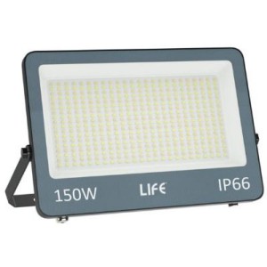 PROIETTORE GRIGIO IP66, LED SMD Serie FA6, 150W, 110°, 3000K/4000K/6500K, 220-240Vac, LM15000