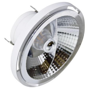 LIFE LAMPADA LED AR111, G53, 12W, BA45°, 4000K, 12Vdc, LM1000 (F.T.), CRI80, 111*66mm,Bianca, Classe G 