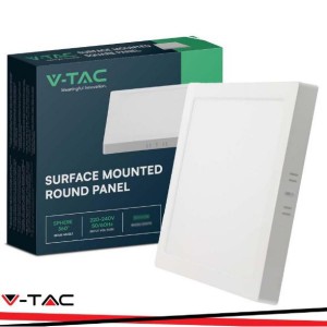 V-TAC 24w led pannello per montaggio esterno quadrato 6500k