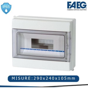 FAEG BOX Centralino 6/12 mod. ip65 - 290x240x105