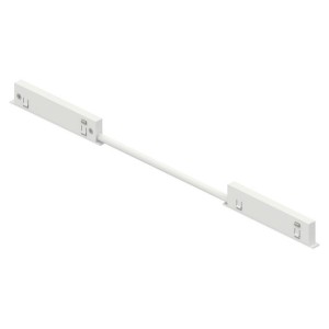 Giunto di alimentazione bidirezionale per binari 24V serie INVISIBLE 39.9TL024B*, colore Bianco