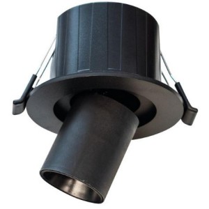 PUNTO LUCE ROTONDO DA INCASSO ESTRAIBILE, IP20, 220Vac, 6W, 600lm (F.T.), BA36°, 3000K/4200K/6500K
