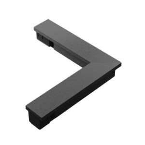 GEA LED CONNETTORE A L BIN. DEC. NERO OPACO 48W