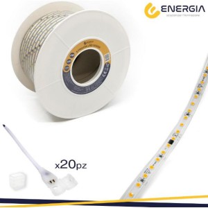 ENERGIA Strip light ac220-240v 4000k 12w/m matassa mt+20connettori