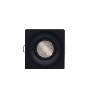 POLIPLAST FARETTO QUADRATO GU10 IP65 NERO PENELOPE