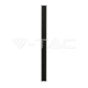 V-TAC 17w lampada led da muro colore nero 3000k ip65 