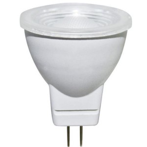 LAMPADA LED COB MR11, GU4, 4W, BA38°, 4000K, 12Vdc, LM320 (F.T.), CRI80, 34*42mm, Classe G