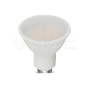 V-TAC LAMPADA 10w gu10 led plastic spotlight-milky cover 4000k