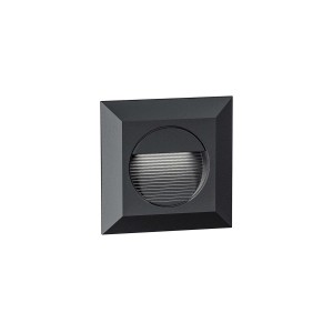 GEA LED Segnapassi ad incasso.Struttura in alluminio.Finitura in grigio antracite