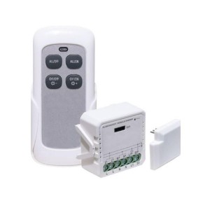 KIT Modulo 1CH Dimmer triac a taglio di fase uscita 230V~, 200W LED, Wireless+RF 2,4GHz