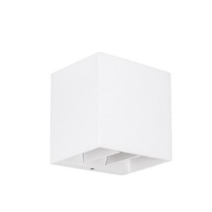 GEA LED Applique monoemissione. Struttura in alluminio pressofuso. Alette interne regolabili Lumen: 400lm-500lm-510lm  10W