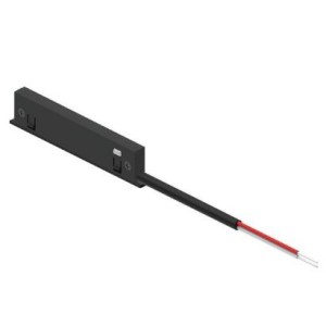 Input Line per alimentazione binari 24V serie INVISIBLE 39.9TL024B*, colore NERO