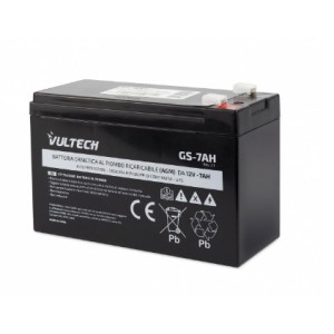 VULTECH Batteria Ermetica al Piombo Per UPS Vultech GS-7AH Rev. 2.1 12V 7A